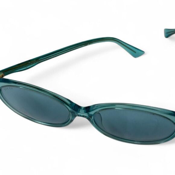Gucci Festival Rave Summer Acetate GG0257SA Oversized Round Blue Sunglasses main image 4